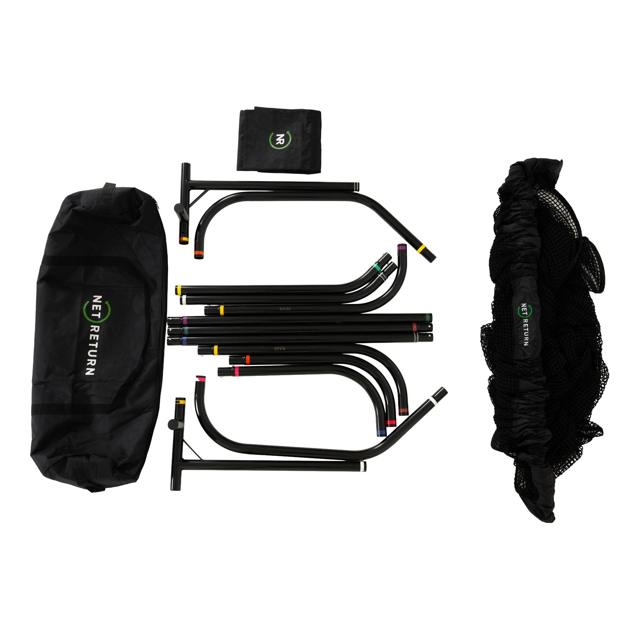 The Net Return net assembly components, top-down view