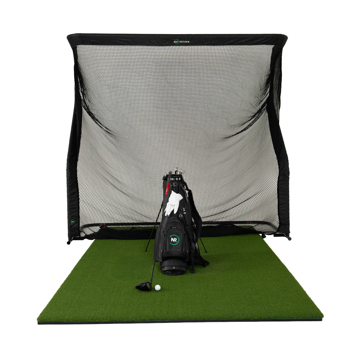 The Net Return golf bag, front view
