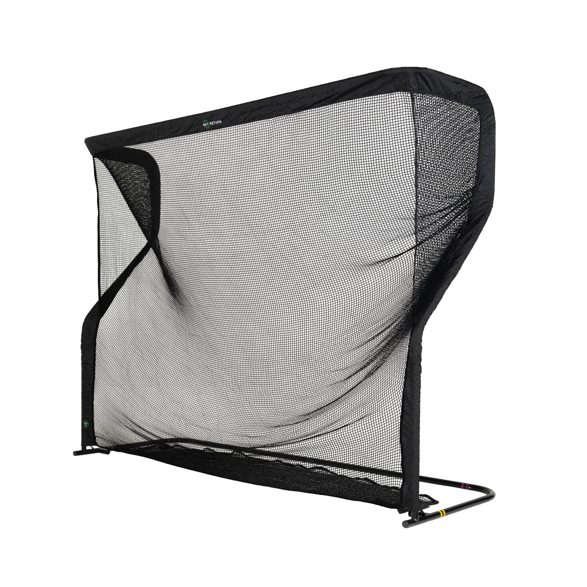 The Net Return Pro Series 10 golf net, left angled view
