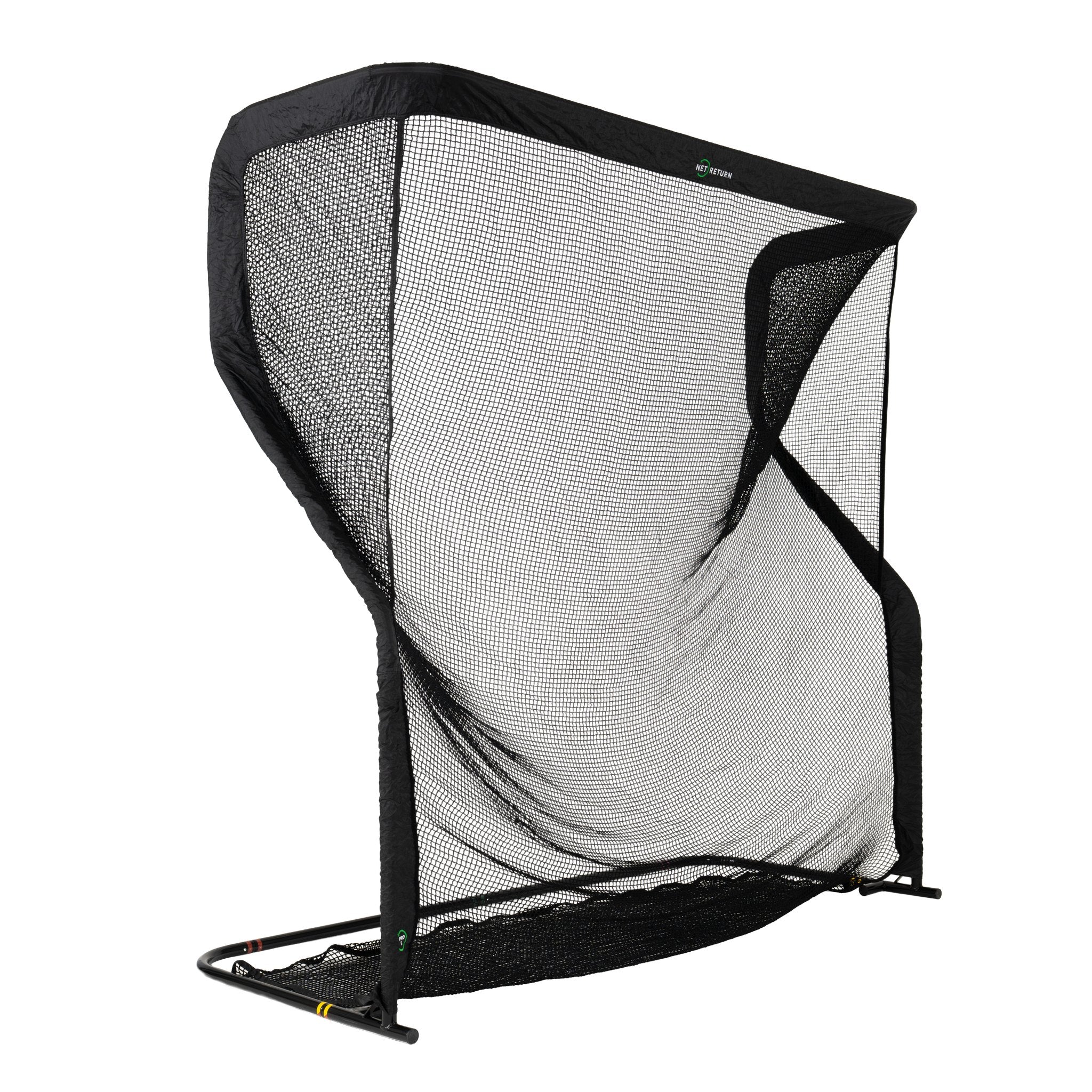 The Net Return Pro Series 8 golf net, right angled view