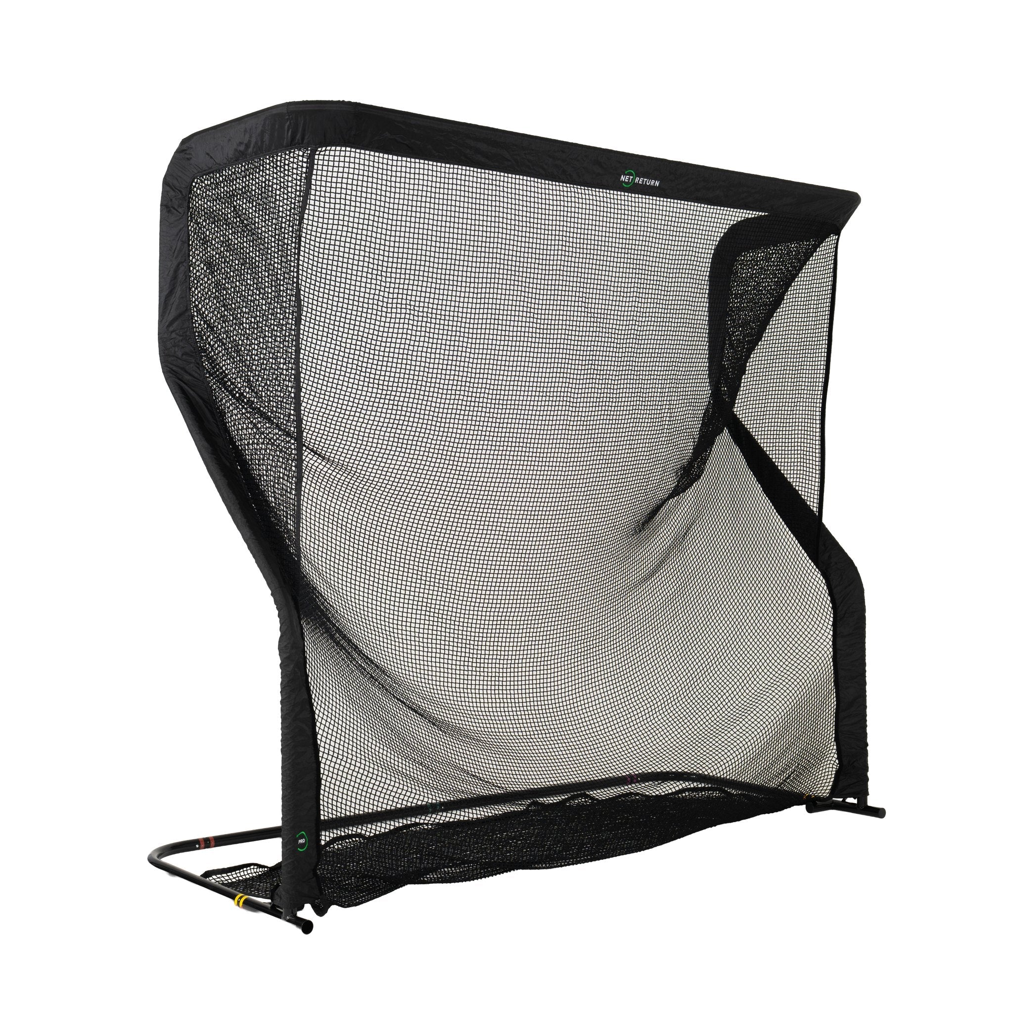 The Net Return Pro Series golf net, right angled view