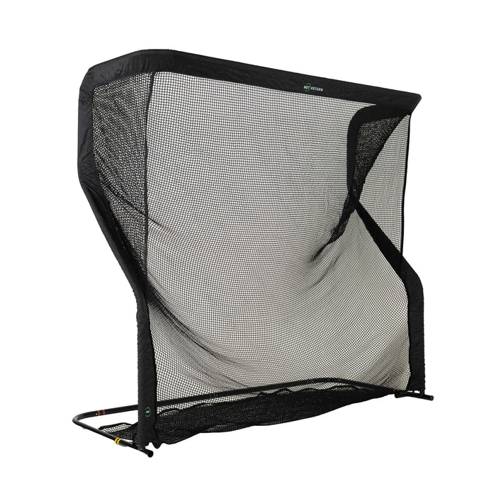 The Net Return Pro Series golf net, right angled view