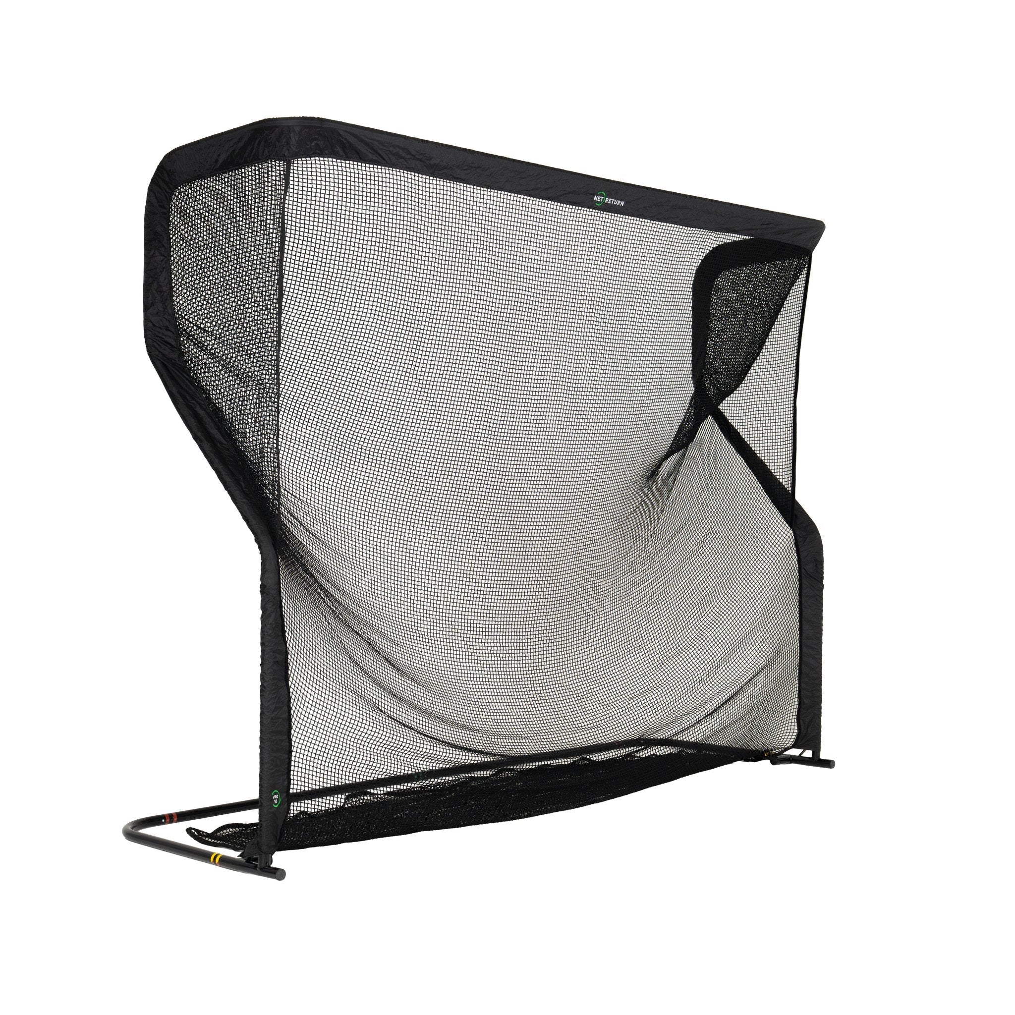 The Net Return Pro Series 10 golf net, right angled view