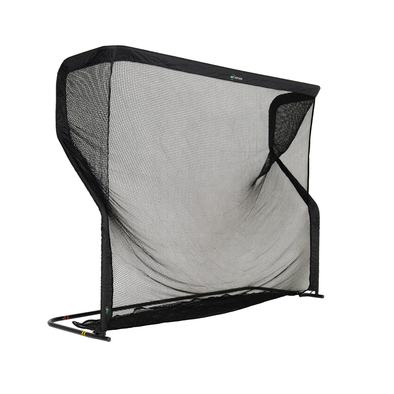 The Net Return Pro Series 10 golf net, right angled view