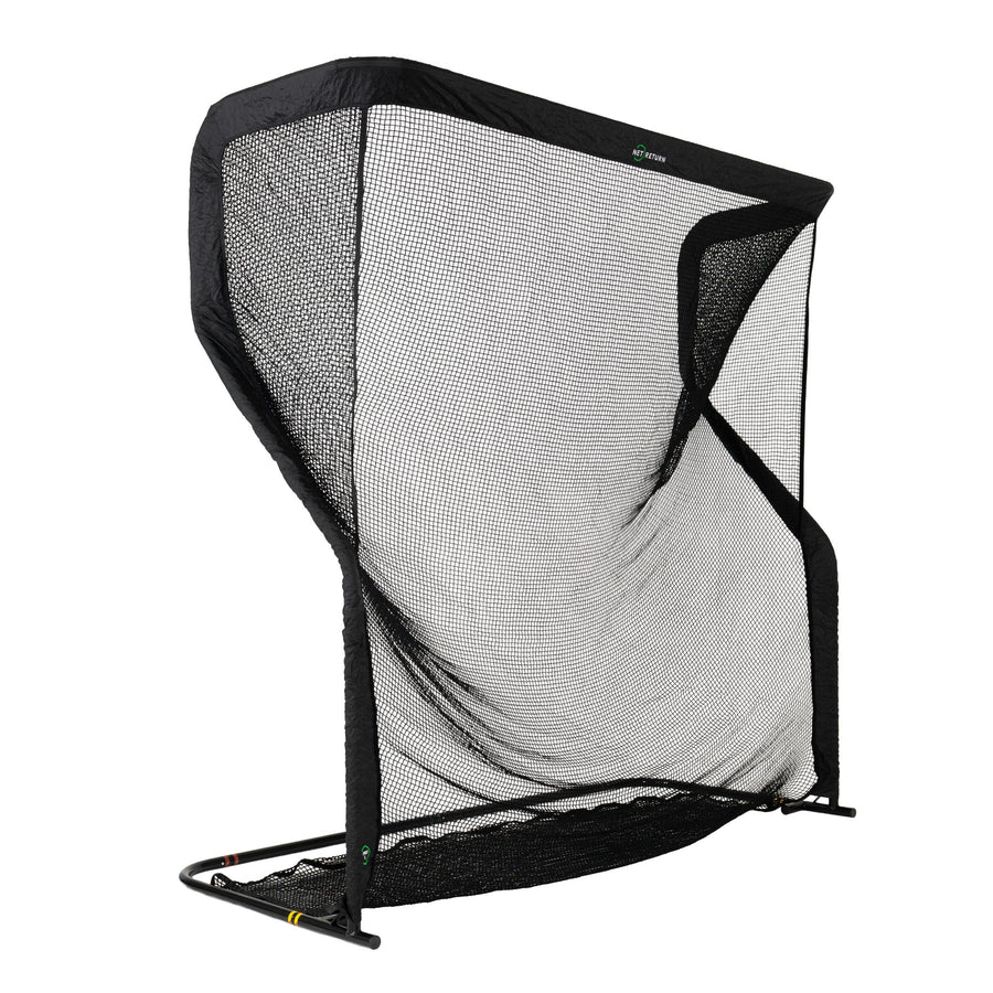The Net Return Pro Series 8 golf net, right angled view