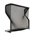 The Net Return Pro Series 9 golf net, right angled view