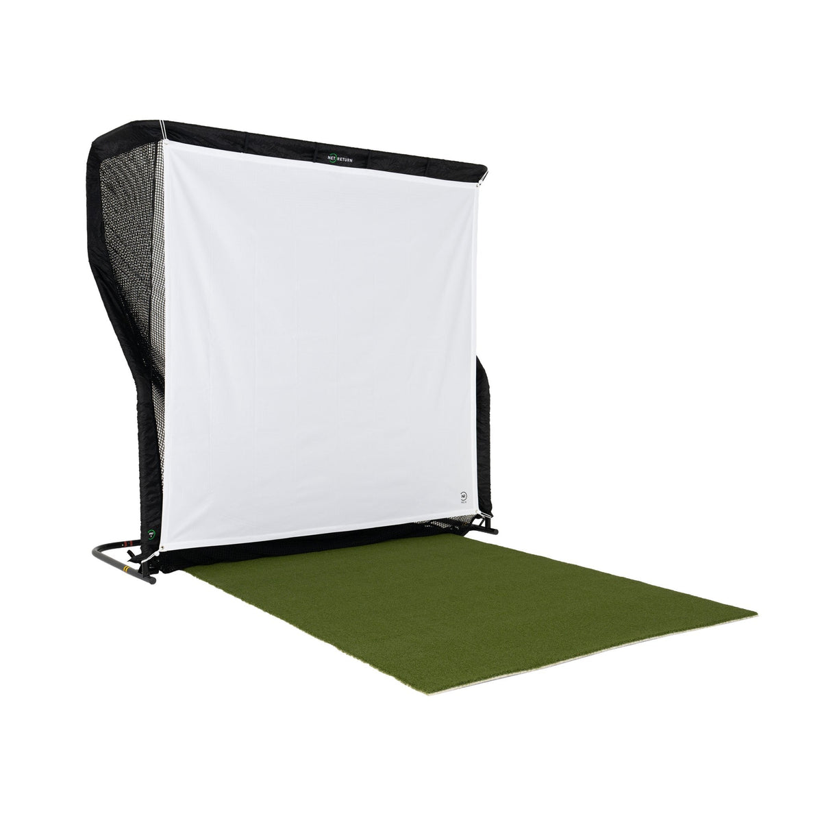The Net Return Simulator Screen with turf, angled view