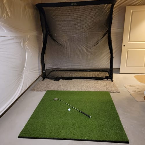 Net Return set up in a basement
