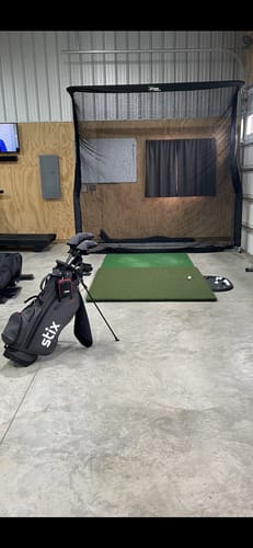 Net Return set up in a home gym