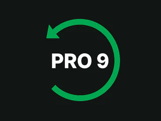 Pro 9 embroidered model badge